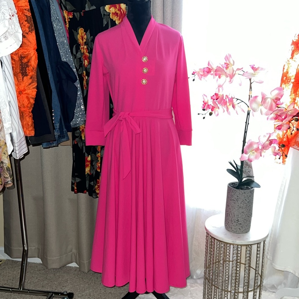 Brand new women midi pink dress.
